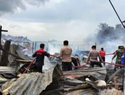 Kebakaran Hebat di Kelurahan Kota Baru, Ternate: Puluhan Kamar Kos Hangus