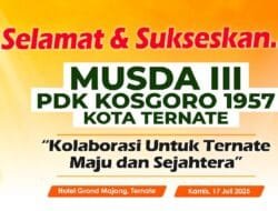 Rapat Pemantapan Jelang Musda III PDK Kosgoro 1957 Kota Ternate Digelar