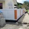 Peduli Pendidikan, Pemdes Lolagurua Halsel Bangun Pagar Paud