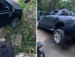 Jalanan Rusak, Mobil Anggota DPRD Malut Nyaris Terjun ke Jurang