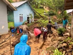 Longsor Beruntun Terjang Desa Tolofuo, 23 Rumah Rusak