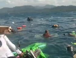 Kapal Penumpang Tenggelam di Perairan Bibinoi Halmahera Selatan