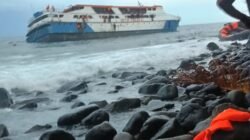 Kapal Tujuan Ternate Karam di Perairan Makian Halmahera Selatan