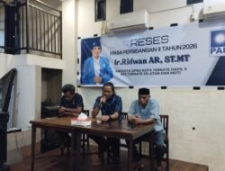 Ridwan AR Tegaskan Komitmen Kawal Aspirasi Masyarakat Ternate